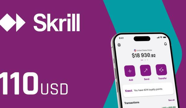 Skrill Gift Card 110 USD