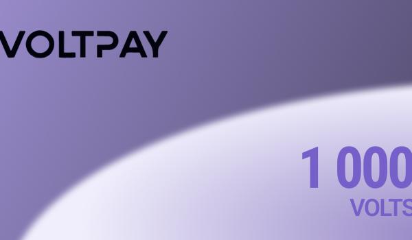VoltPay Gift Card 1000 Volts