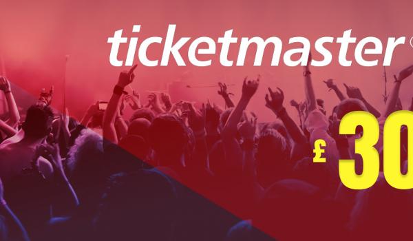 Ticketmaster Gift Card 30 GBP