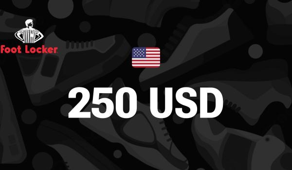 Foot Locker Gift Card 250 USD