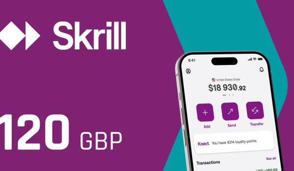 Skrill Gift Card 120 GBP