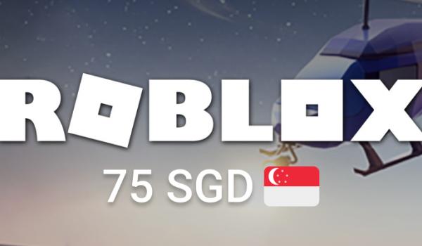 Roblox Gift Card 75 SGD