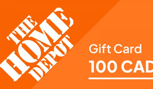 The Home Depot Gift Card 100 CAD