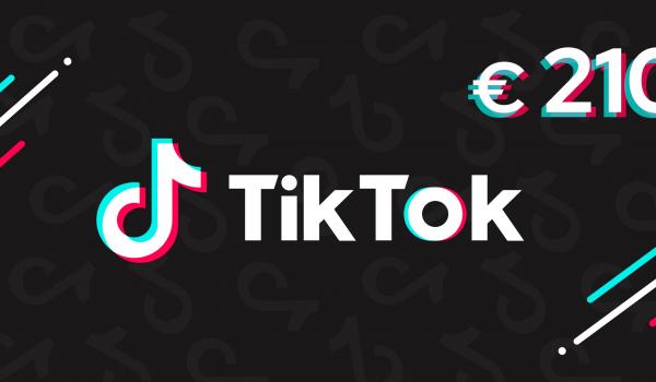 TikTok Gift Card 210 EUR