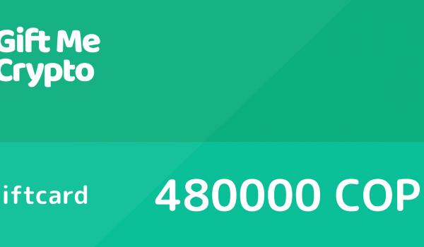Gift Me Crypto Gift Card 480000 COP