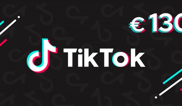 TikTok Gift Card 130 EUR