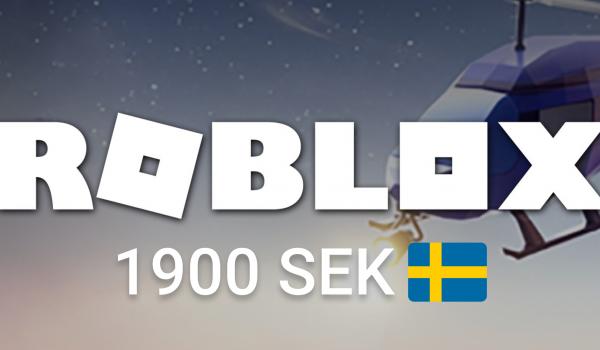 Roblox Gift Card 1900 SEK
