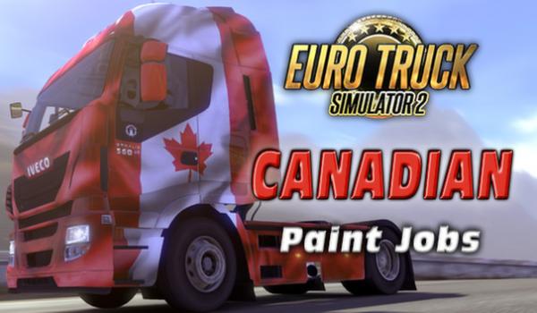 Euro Truck Simulator 2 Canadian Paint Jobs Pack (PC)