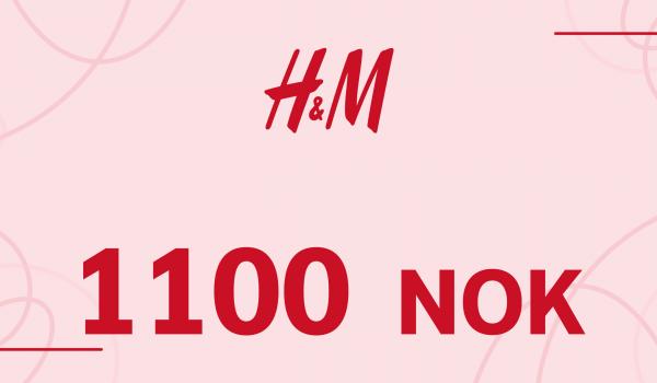 H and M Gift Card 1100 NOK