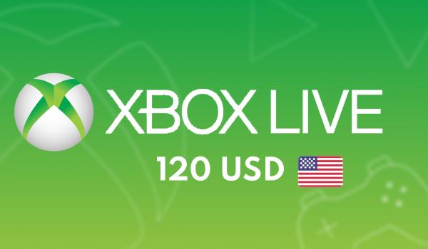 XBOX Live Gift Card 120 USD