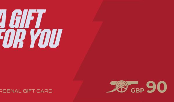 Arsenal Gift Card 90 GBP