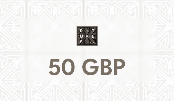 Rituals Gift Card 50 GBP