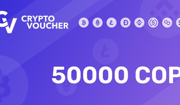 Crypto Voucher Gift Card 50000 COP
