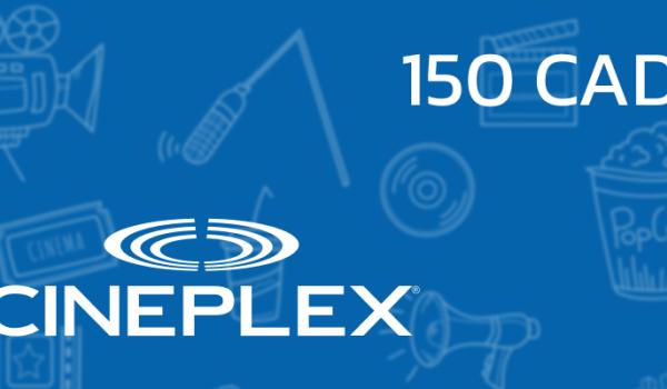 Cineplex Gift Card 150 CAD