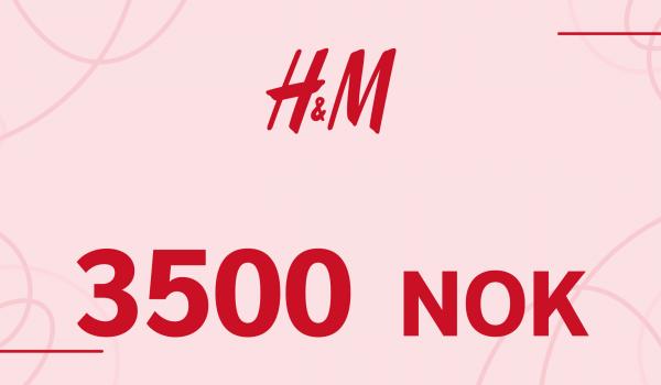 H and M Gift Card 3500 NOK