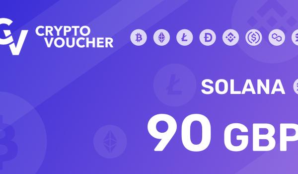 Crypto Voucher Solana 90 GBP