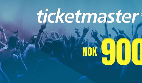 Ticketmaster Gift Card 900 NOK