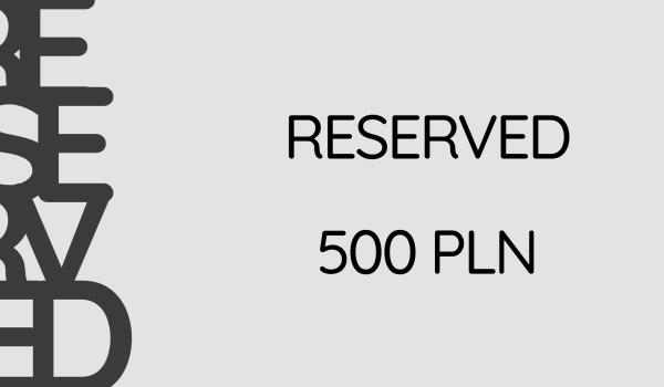 Reserved Gift Card 500 PLN