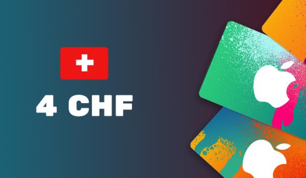 Apple iTunes Gift Card 4 CHF