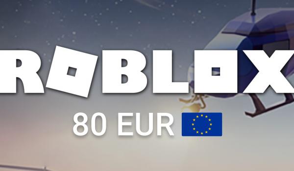 Roblox Gift Card 80 EUR