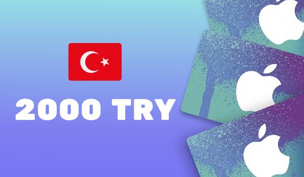 Apple iTunes Gift Card 2000 TRY