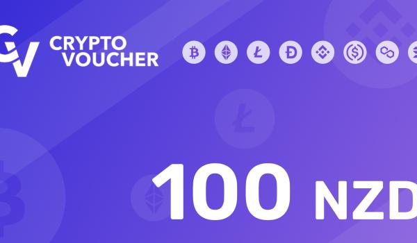 Crypto Voucher Gift Card 100 NZD