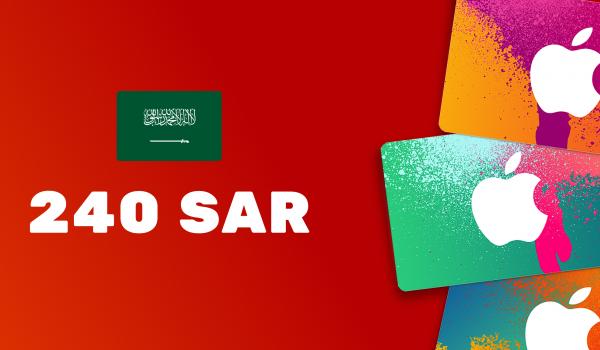 Apple iTunes Gift Card 240 SAR