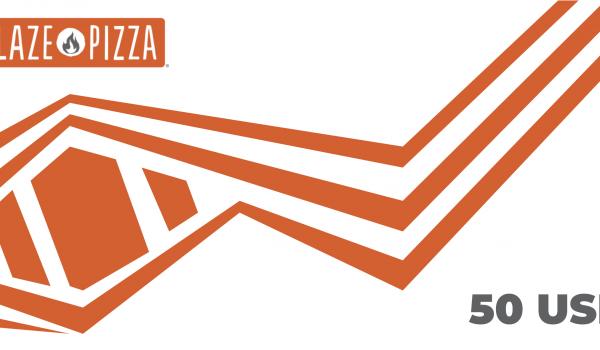 Blaze Pizza Gift Card 50 USD