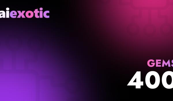 AiExotic Gift Card 400 Gems