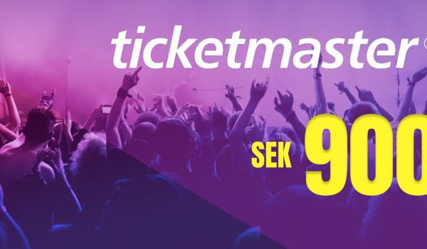 Ticketmaster Gift Card 900 SEK