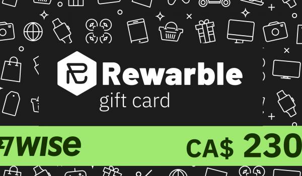 REWARBLE Wise Gift Card 230 CAD