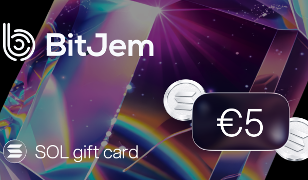 BitJem SOL Gift Card 5 EUR
