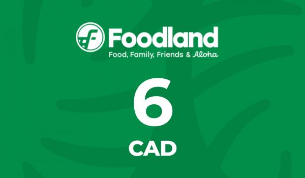 Foodland Gift Card 6 CAD