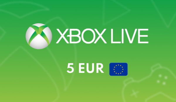 Xbox Live Gift Card 5 EUR