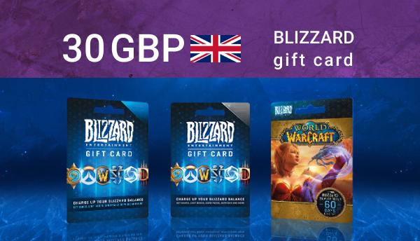 Blizzard Gift Card 30 GBP