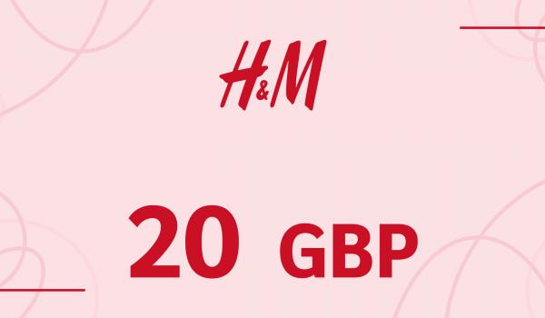 H and M Gift Card 20 GBP