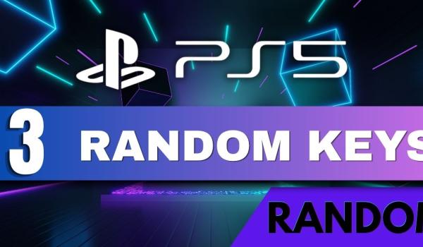 Random PS5 3 Keys