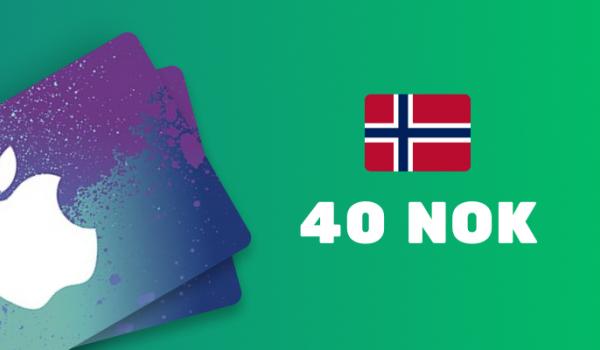Apple iTunes Gift Card 40 NOK