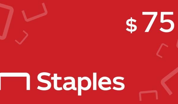 Staples Gift Card 75 USD