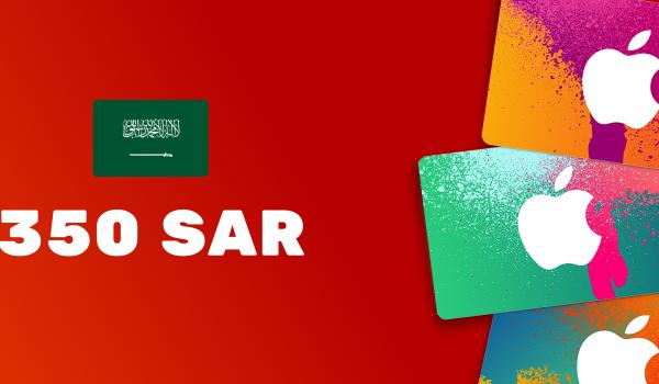 Apple iTunes Gift Card 350 SAR
