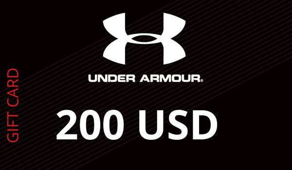 Under Armour Gift Card 200 USD
