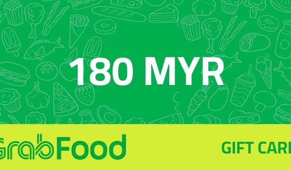 GrabFood Gift Card 180 MYR