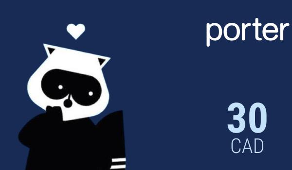 Porter Airlines Gift Card 30 CAD