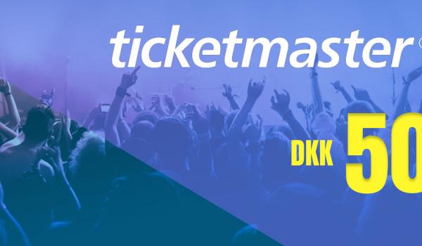 Ticketmaster Gift Card 50 DKK