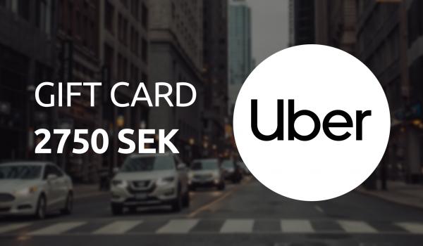 Uber Gift Card 2750 SEK