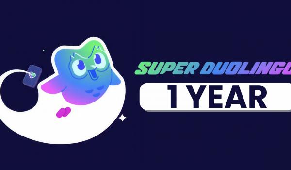 Super Duolingo Gift Card 1 Year