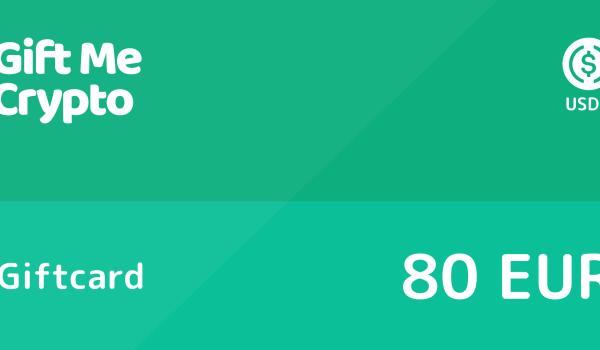 Gift Me Crypto Gift Card USDC 80 EUR
