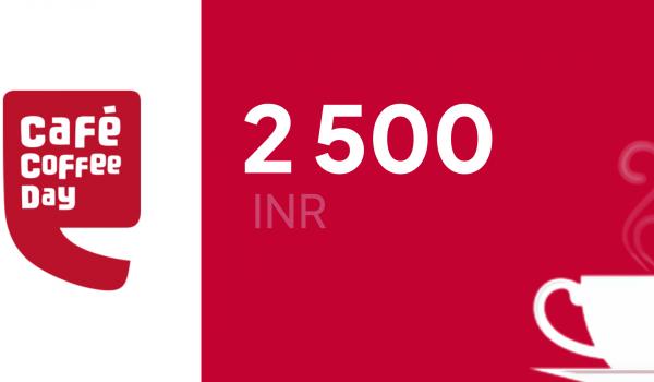 Cafe Coffee Day Gift Card 2500 INR