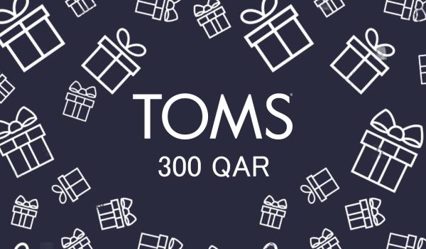 TOMS Gift Card 300 QAR