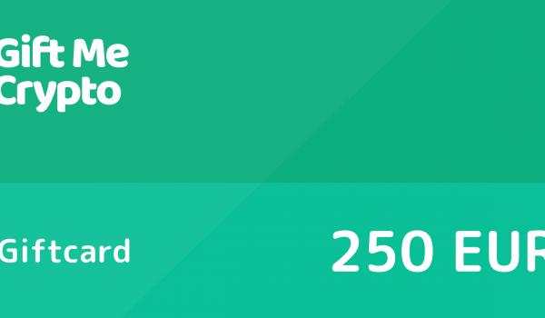Gift Me Crypto Gift Card 250 EUR